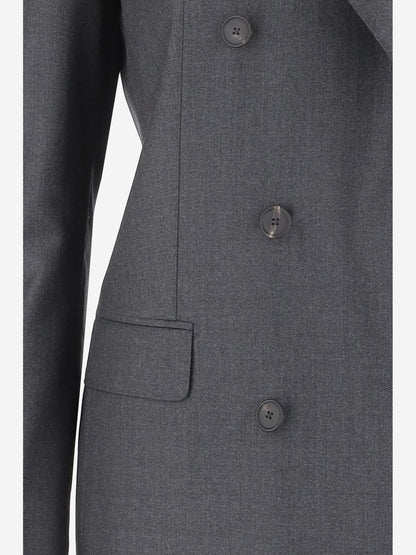 Double-Breasted Wool Jacket