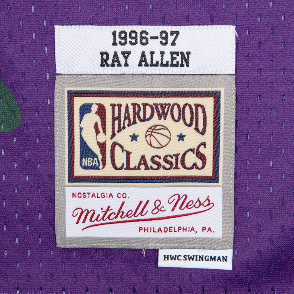 Mitchell & Ness Men's NBA Reload Swingman Jersey Bucks 1996 Ray Allen