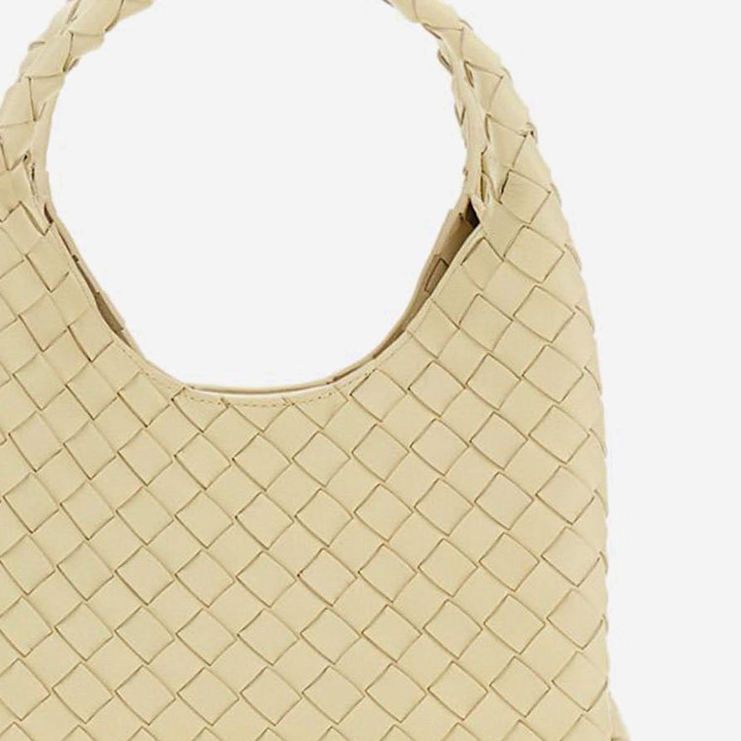 Handbag Woven Lambskin Ivory