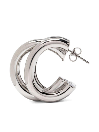 Earrings With Half-Circle Silhouette