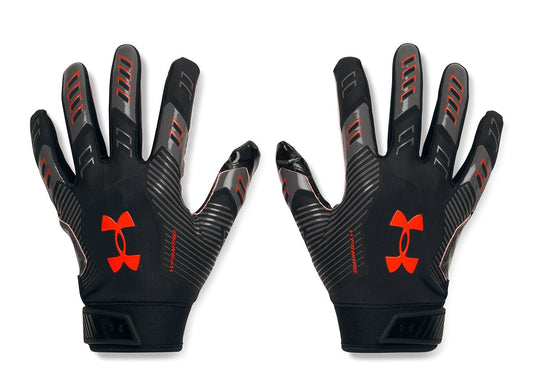 Under Armour Men's Limited Edition F9 Nitro Football Gloves - Black/Pheonix Fire