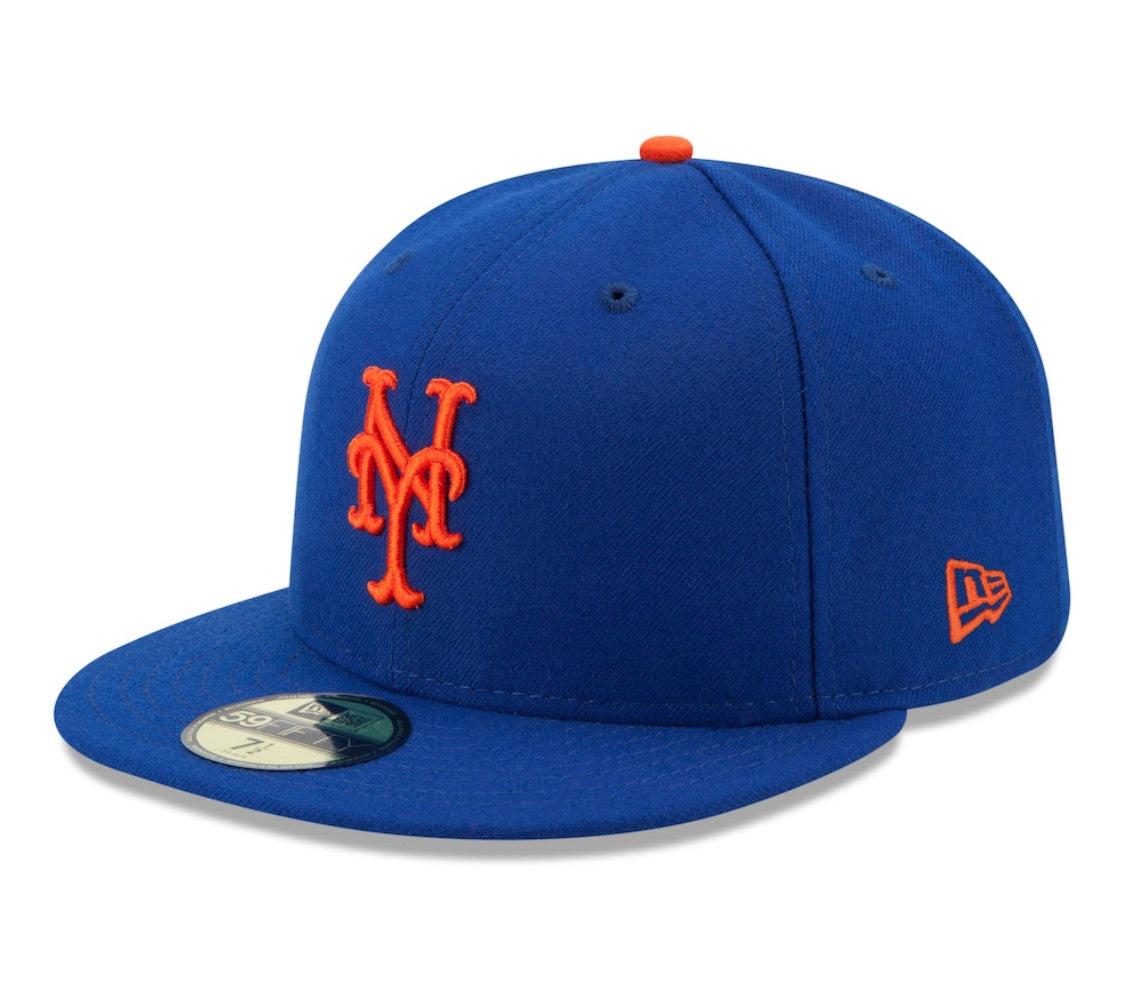 New Era Mens Royal New York Mets Authentic Collection on Field 59FIFTY Fitted Hat