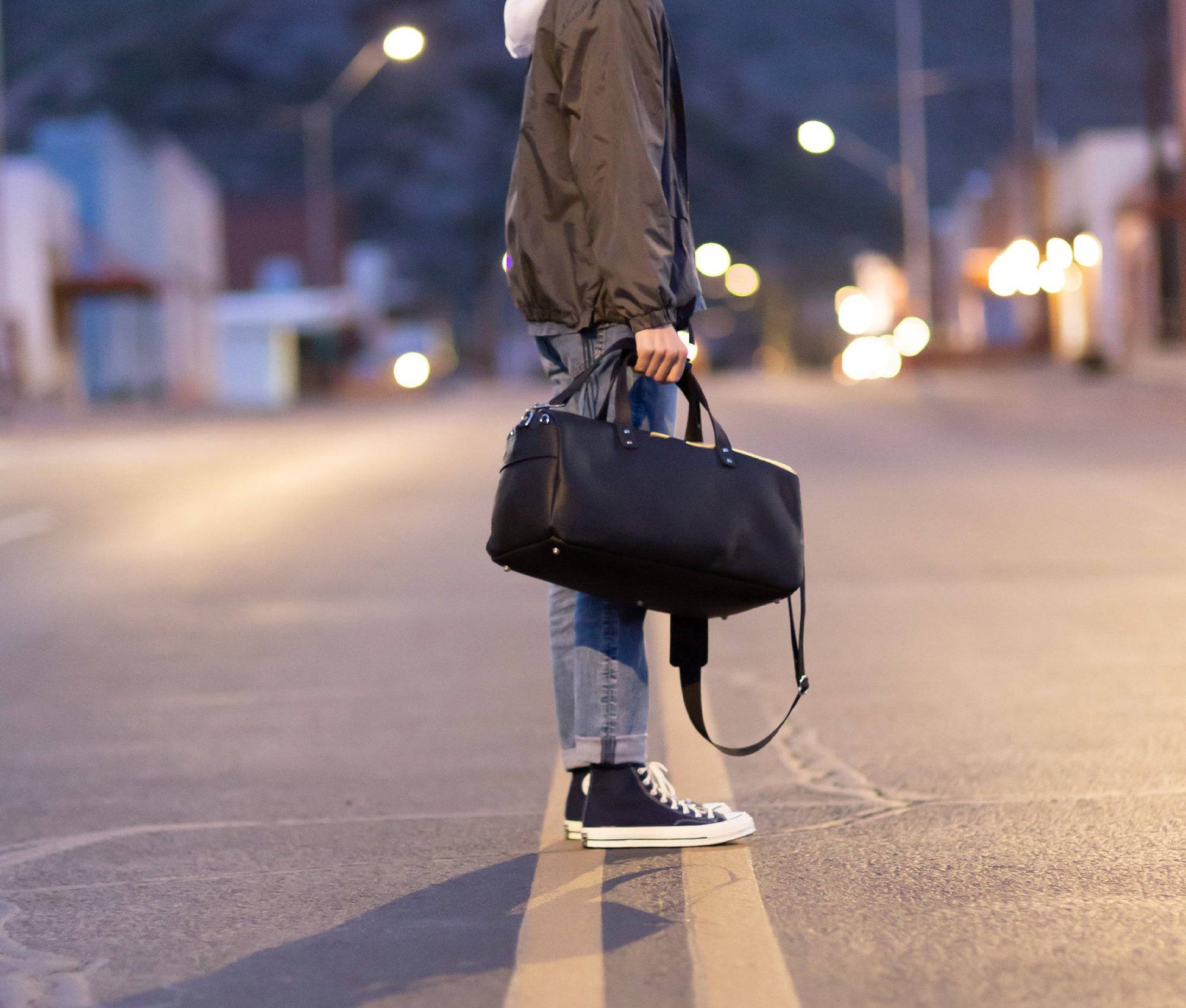Luxury Leather Duffel Bag - Lifetime Leather Co