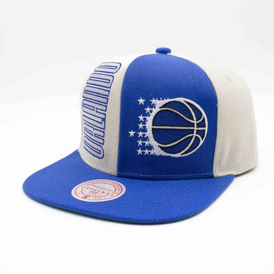 Men's Mitchell & Ness NBA Pop Panel Snapback Hwc Magic - Off White-Navy