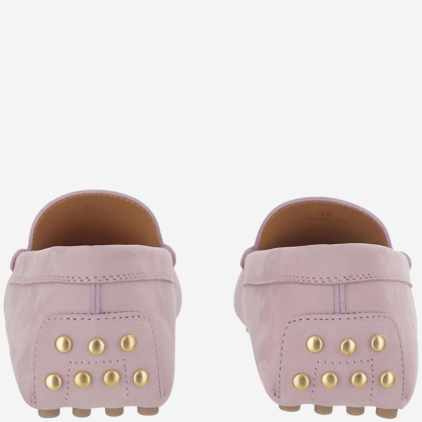 Suede Rubber-Soled Loafers