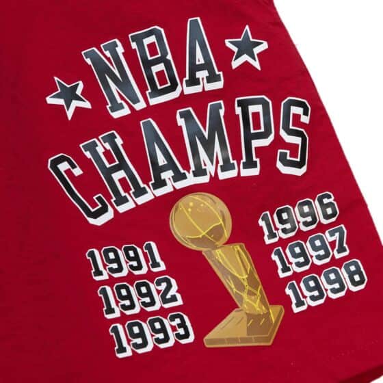 Mitchell & Ness Men's NBA Team Heritage Woven Shorts Bulls