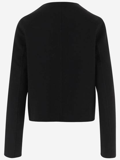 Wool and Cashmere Jacket, Gold Buttons