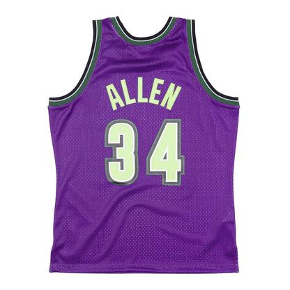 Mitchell & Ness Men's NBA Reload Swingman Jersey Bucks 1996 Ray Allen