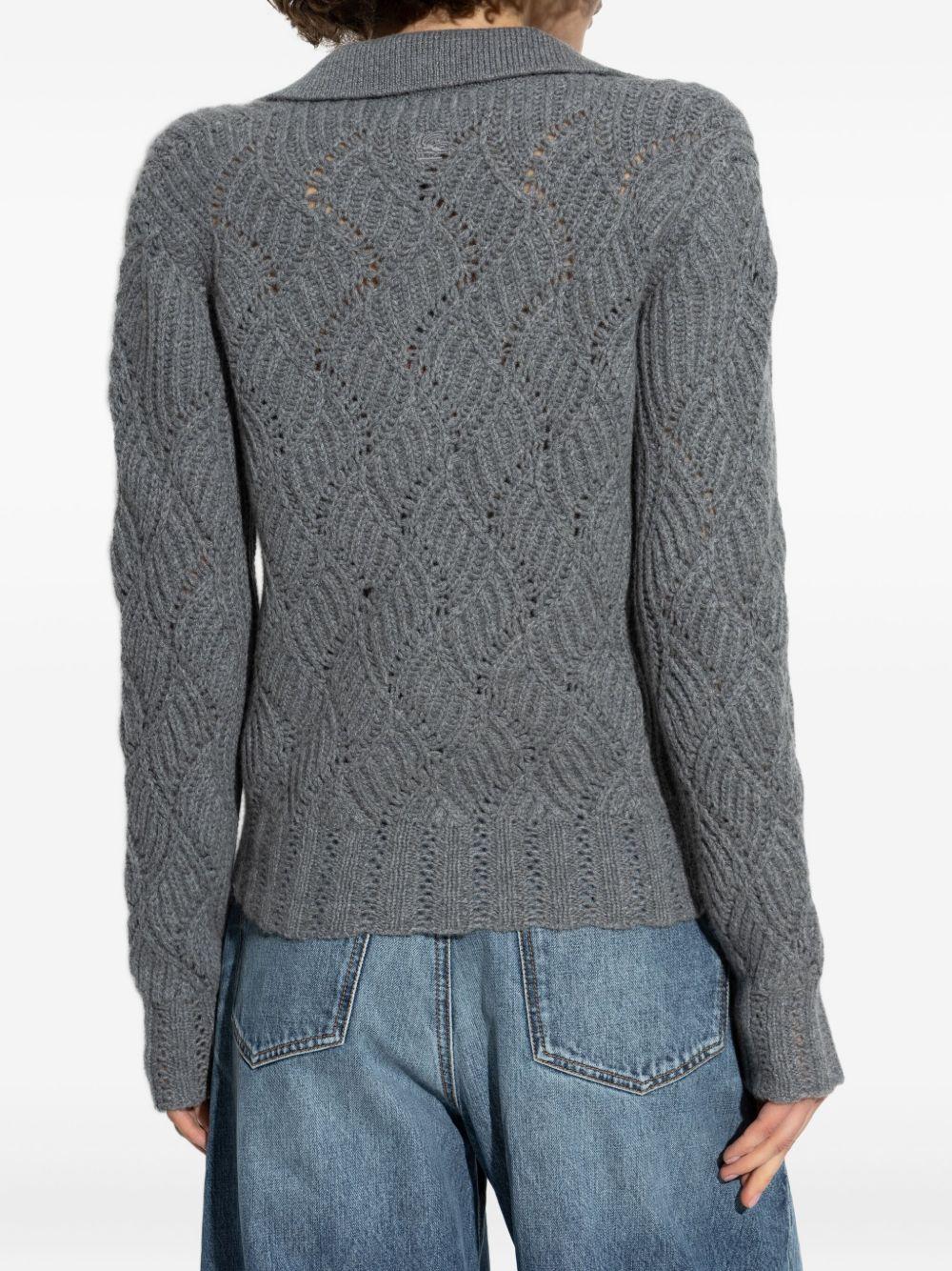 Polo Collar Cashmere Sweater