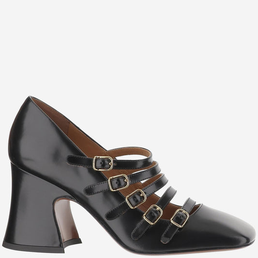Chloé Janis Shiny Leather Pumps