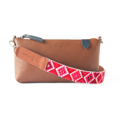 Elia Convertible Leather Bag – Clutch, Shoulder & Crossbody