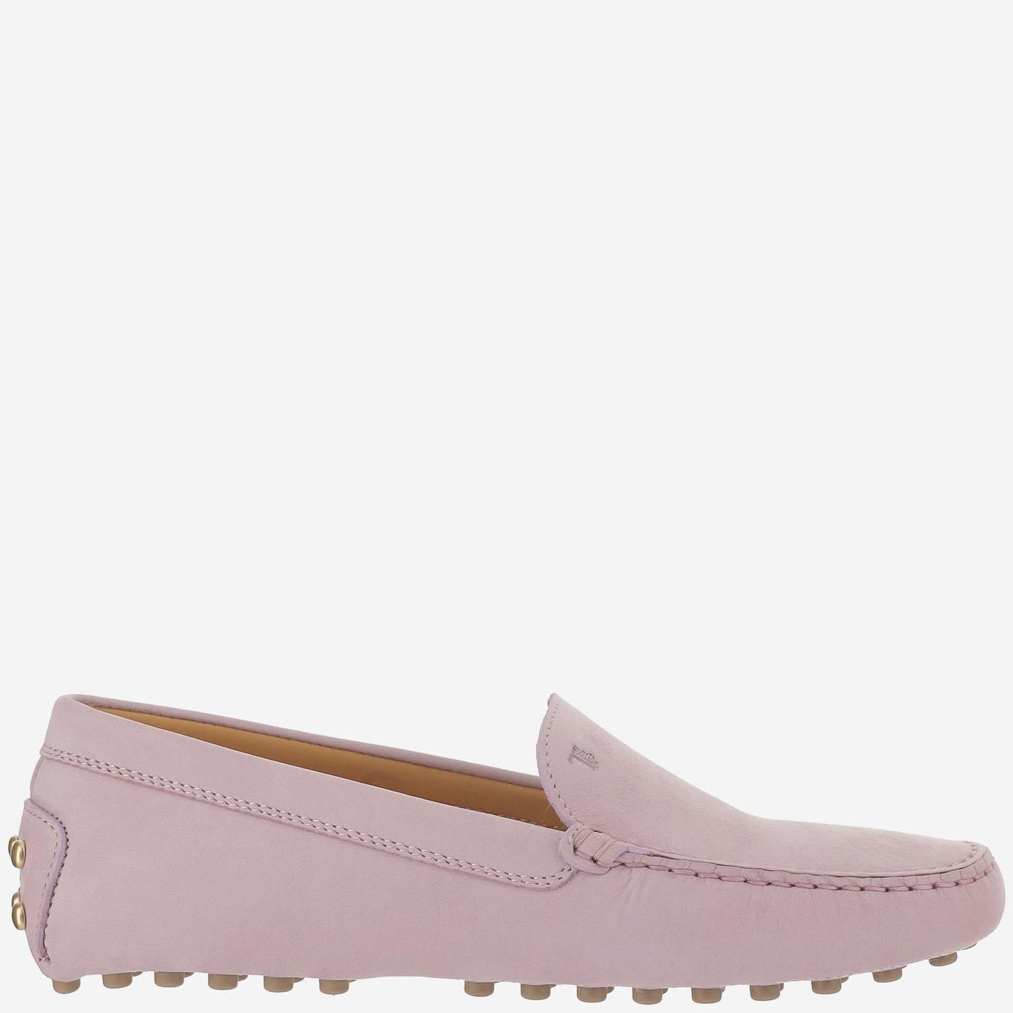 Suede Rubber-Soled Loafers