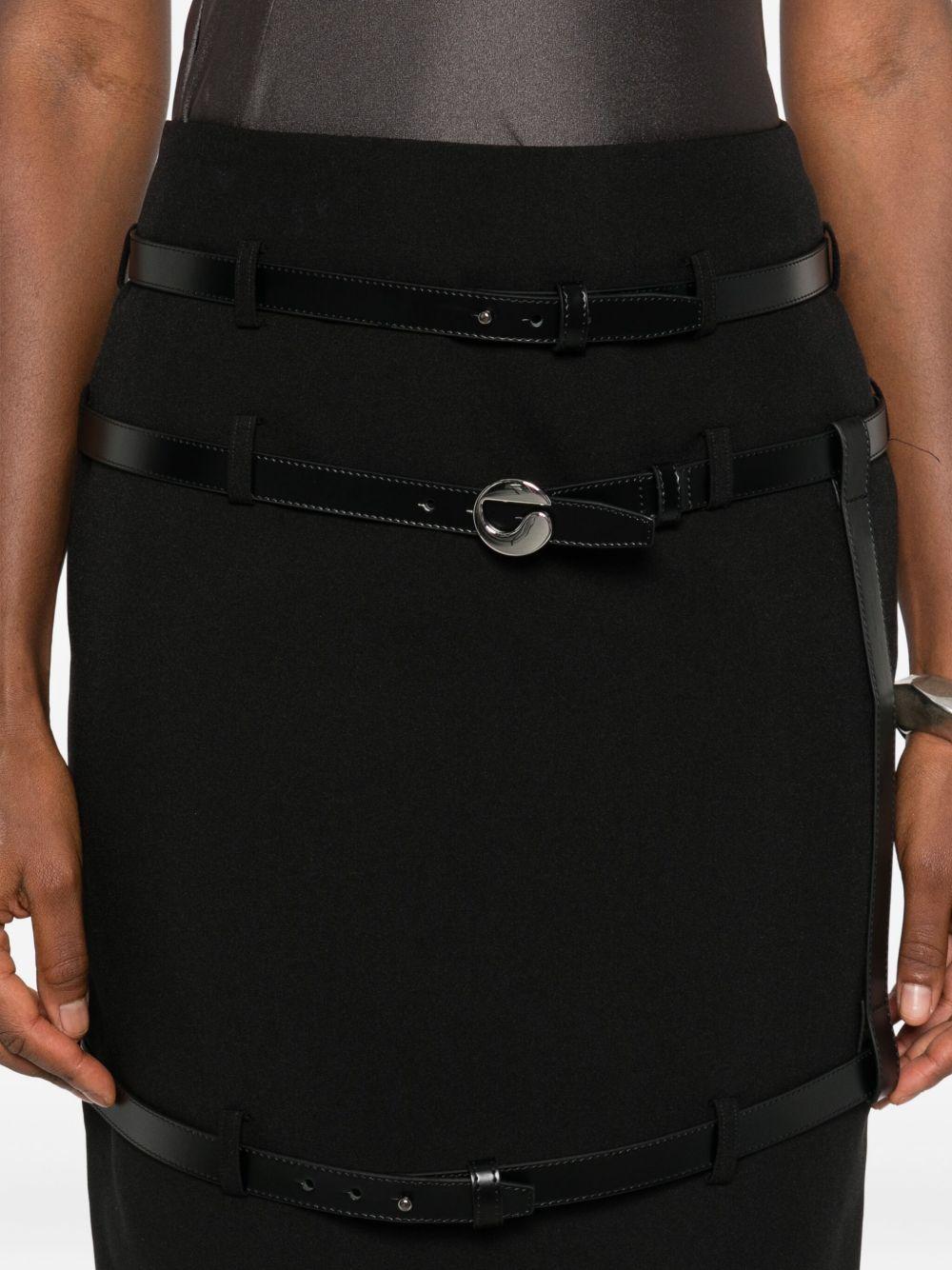 Coperni Multi Belt Miniskirt