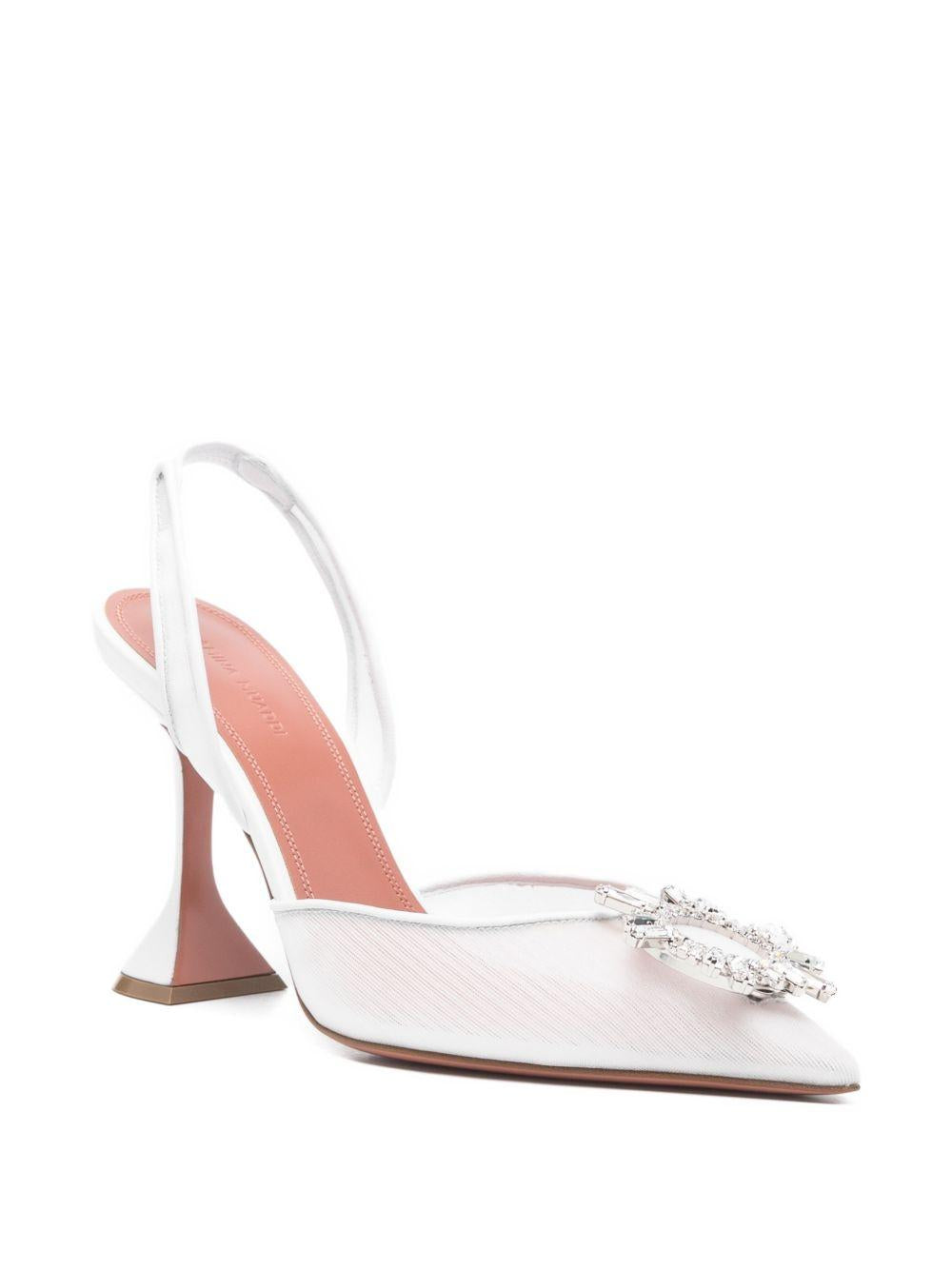 Pumps Begum Mesh Sling 95 White