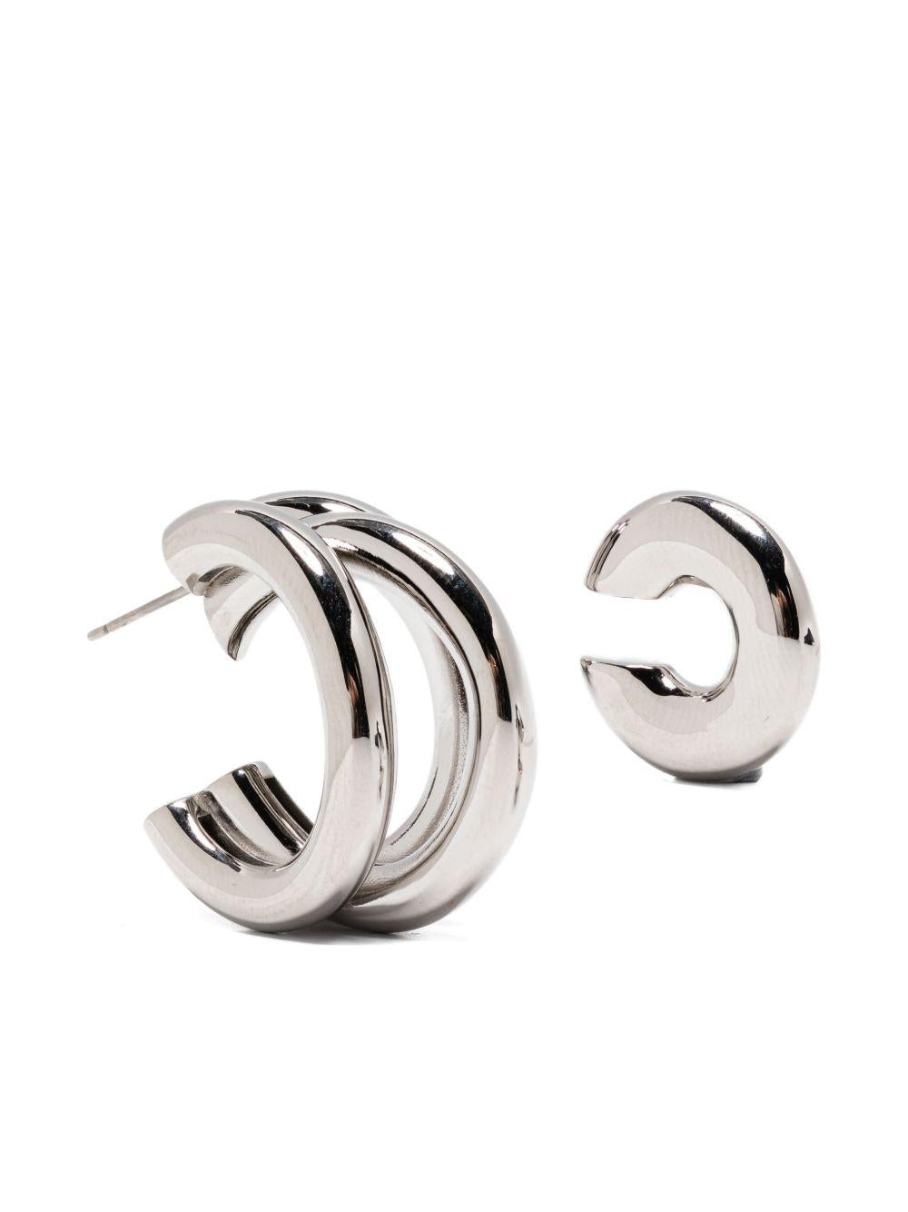 Earrings With Half-Circle Silhouette