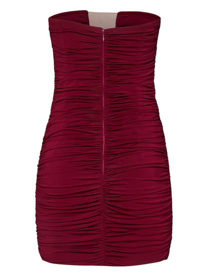 Mini Dress Burgundy