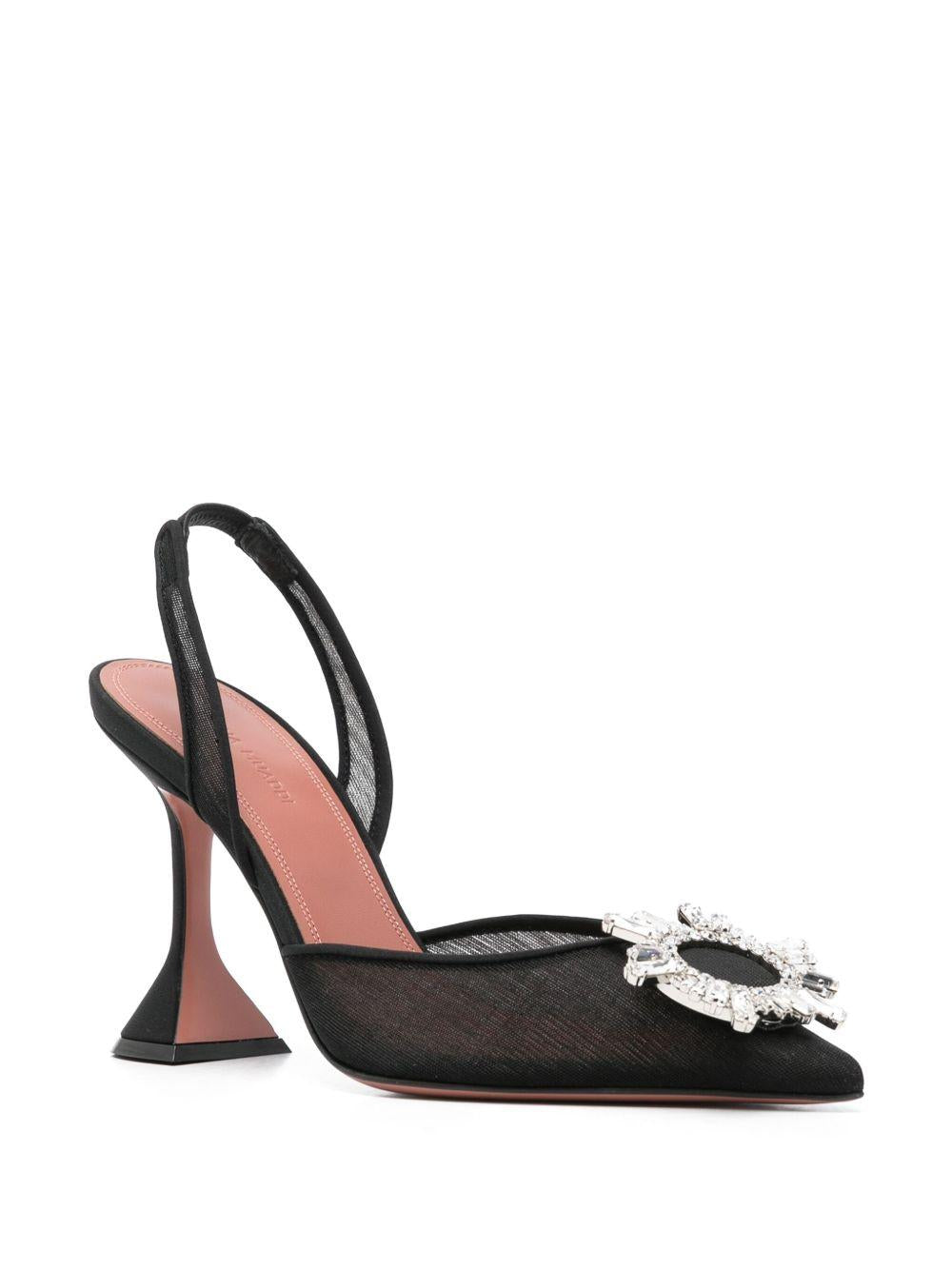 Slingback Pumps Begum Mesh Black