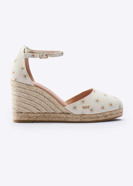 Viscata Estartit Archive Canvas Espadrille Wedges