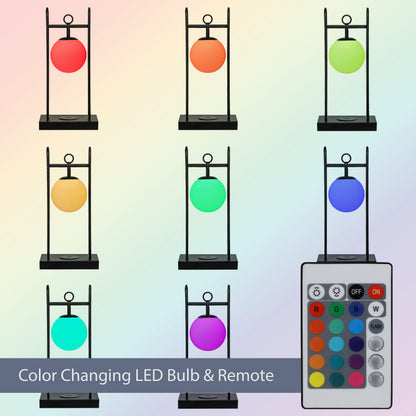 River of Goods 17" H Matrix Color Changing LED Table Lamp