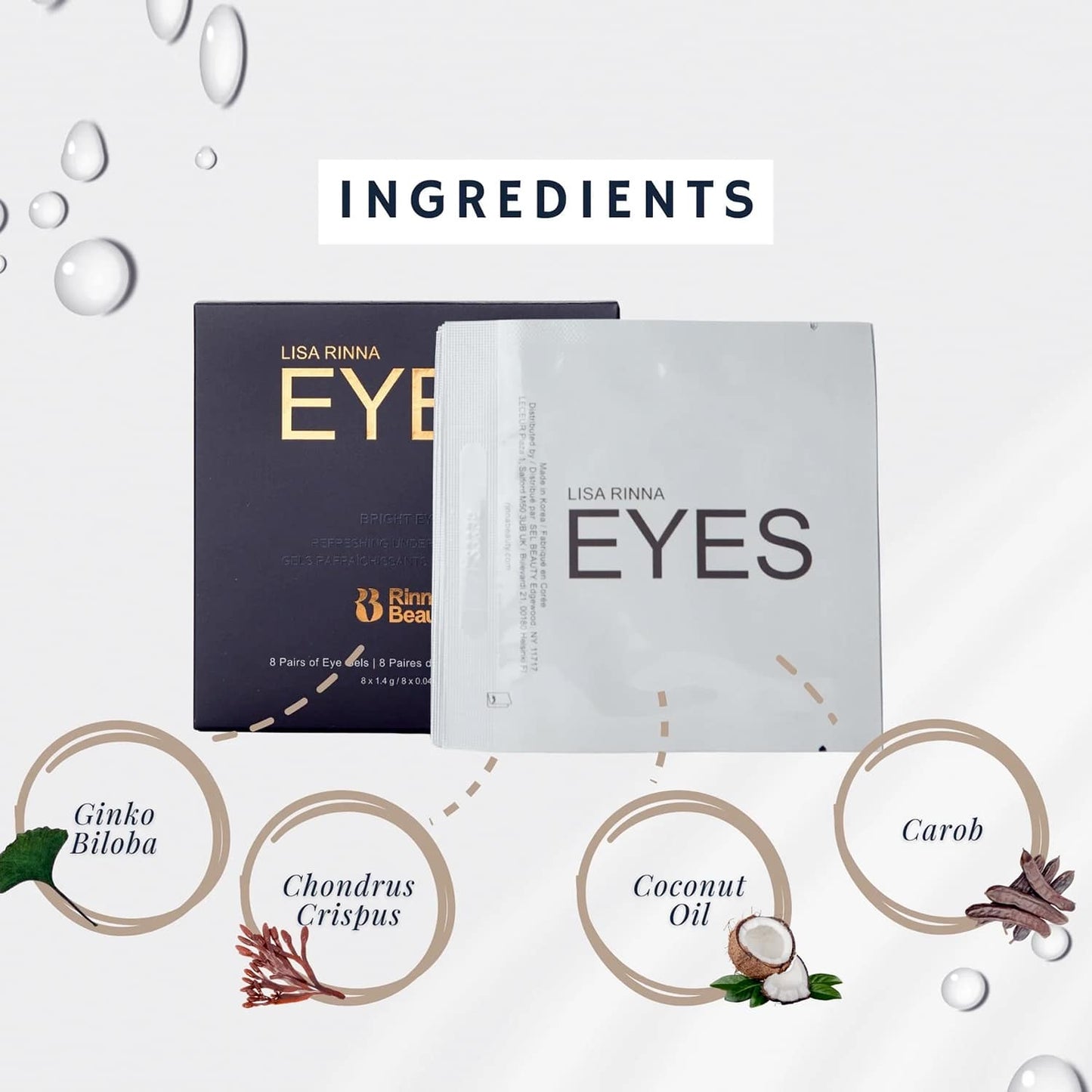 Rinna Beauty Bright Eyes Refresh Under Eye Gel Pack