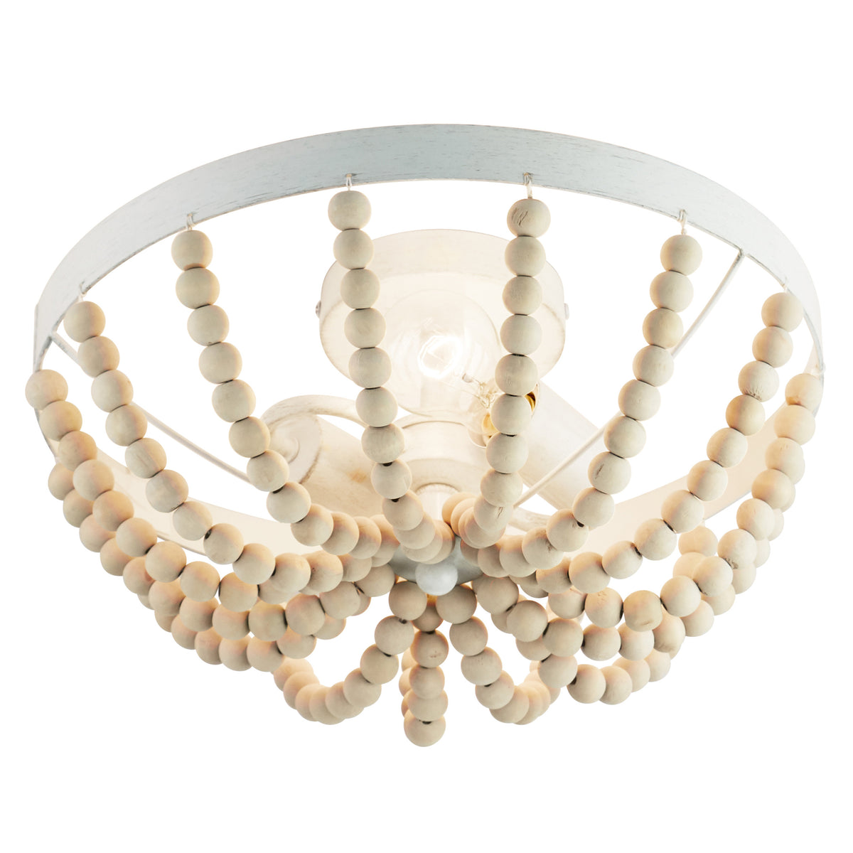 River of Goods 15" Delilah Boho Semi-Flush Mount Ceiling Fixture