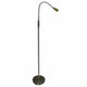Brushed Nickel With Gold Accented Head