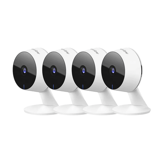 4-Pack: La View F1 Indoor Wi-Fi Security Wired Camera (White Refurbished)