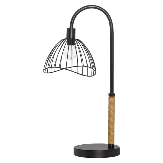 River of Goods 20.5" H Brigitte Candlestick Base Dome Shade Table Lamp