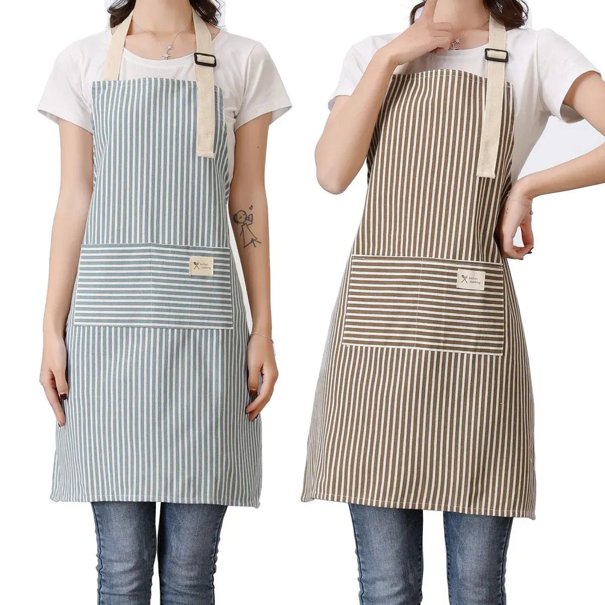 Brown and Light Blue-