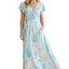 Aqua Coral Seashell Print