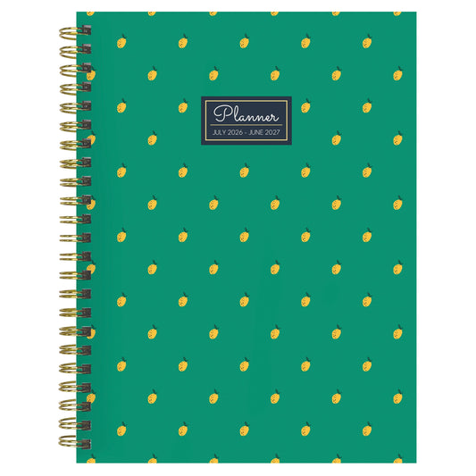 July 2026 - June 2027 Lovely Lemon Weekly Monthly Planner