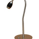 Brushed Nickel With Black Accented Head