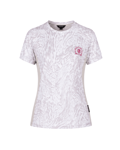 White with Gray Leopard Print-