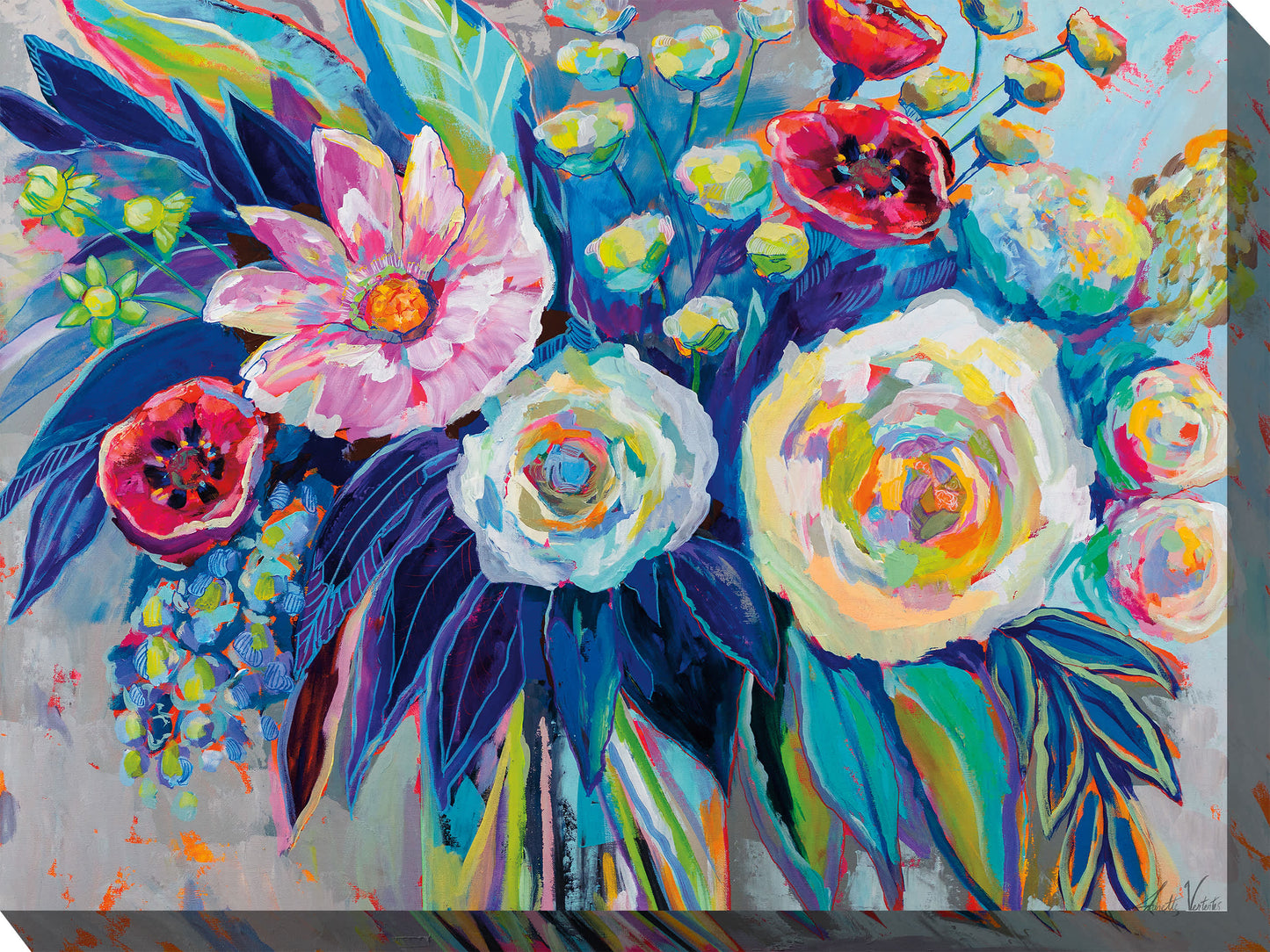 Floral Array  All Weather Outdoor Art