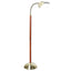 Antique Brass With Cherry Wood Post
