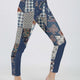 Blue Patchwork Print