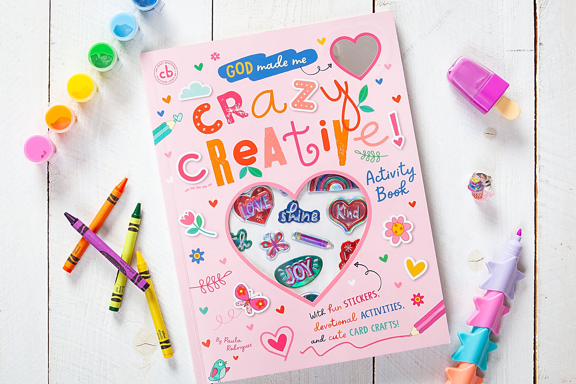 BroadStreet Publishing God Made Me Crazy Creative Activity Book -