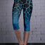 Blue Black Giraffe Print