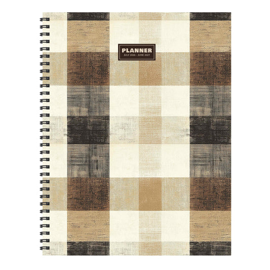 July 2026 - June 2027 Checkered Cowboy Weekly Monthly Planner