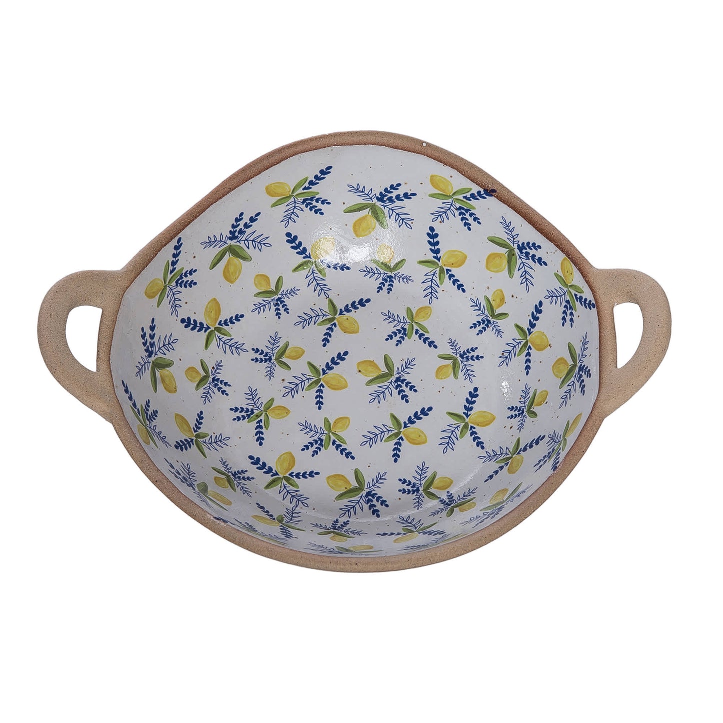 Ceramic Citrus Bowl Multicolored for Spring Serving and Entertaining