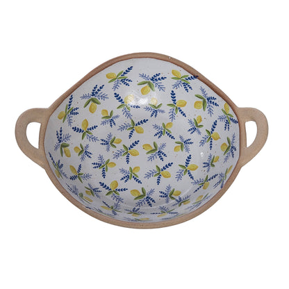 Ceramic Citrus Bowl Multicolored for Spring Serving and Entertaining