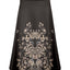 Black Tan Floral Print