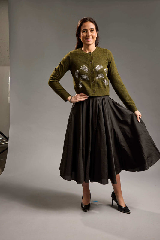 MiJN Fan Motif Cardigan