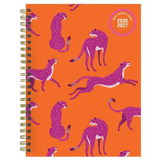 July 2026 - June 2027 Spicy Cat Weekly Monthly Planner