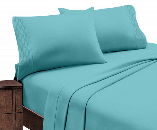 Aqua Embroidery-
