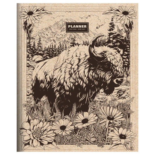 July 2026 - June 2027 Wild Bison Monthly Planner