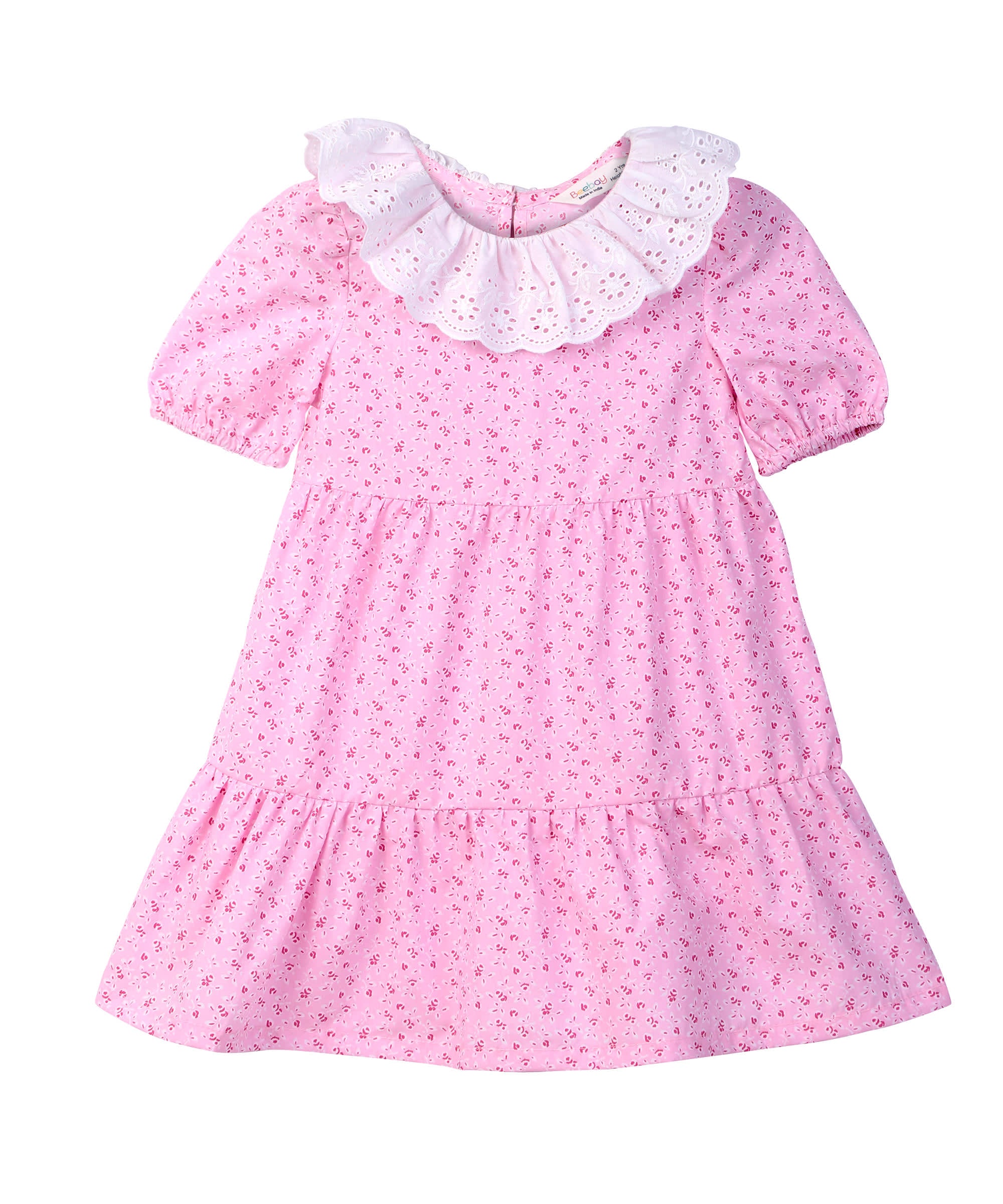 Beebay Frill Collar Printed Dress – Zulily