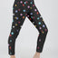 Black Multicolor Gemstone Print