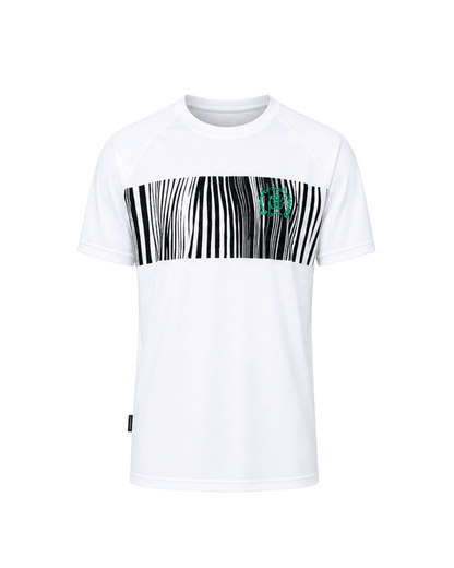 White with Black Zebra-