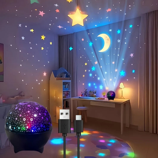 Colorful Starry Sky Projector Light